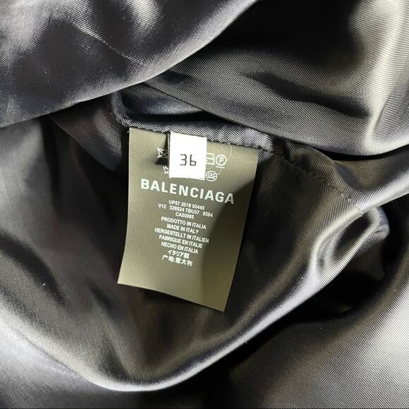 Balenciaga Check Stretch Wool Blazer Carrot Crop Trouser 2-Piece Pant Suit Set - Picture 13 of 17